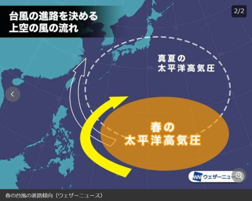 台風2号 2021は４月なのに 猛烈 な台風に発達 今後の進路が気になる プリント基板のレイアウト設計なう